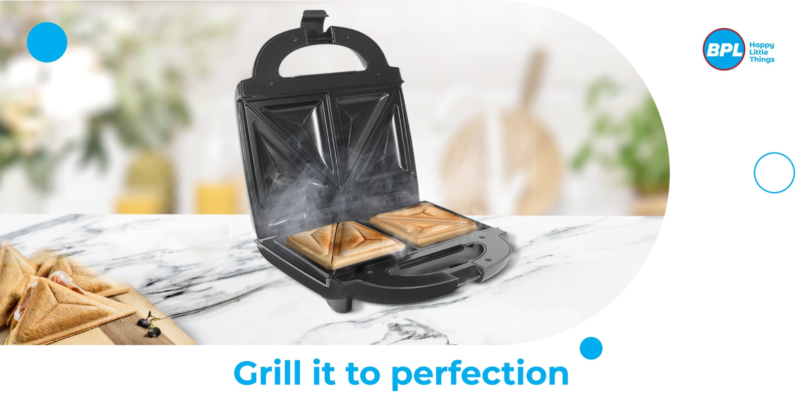 Brand New 2 years warranty BPL Sandwich Maker BSMG0022S - Image 19