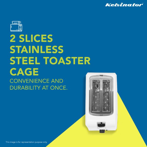 KELVINATR 750W 2SLC SS PU Toaster KPTP0012S - Image 13