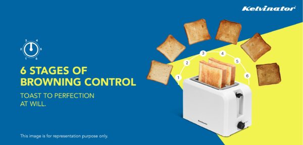 KELVINATR 750W 2SLC SS PU Toaster KPTP0012S - Image 17