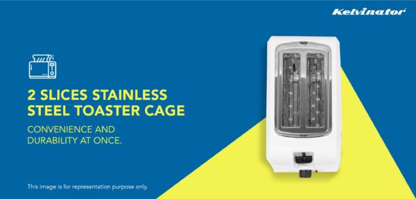 KELVINATR 750W 2SLC SS PU Toaster KPTP0012S - Image 18