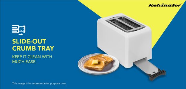 KELVINATR 750W 2SLC SS PU Toaster KPTP0012S - Image 20
