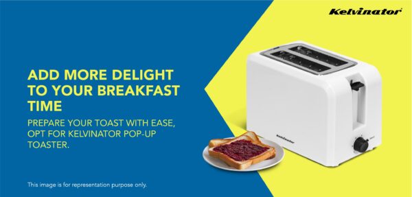 KELVINATR 750W 2SLC SS PU Toaster KPTP0012S - Image 21