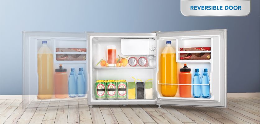 Unbox Kelvinator 95 litres Single Door Refrigerator, Silver Grey KRC-A110SGP - Image 7