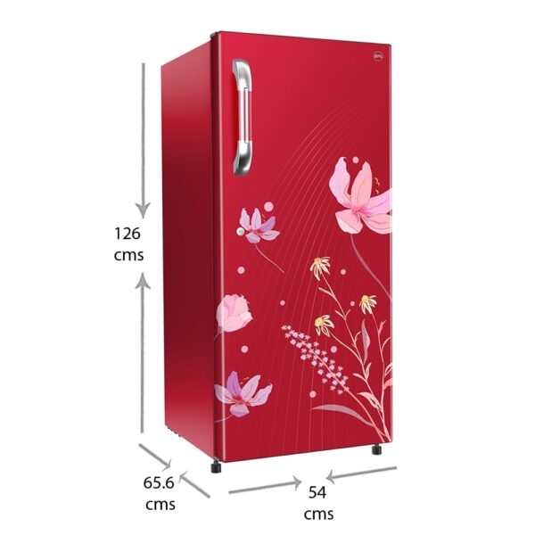 Unbox BPL 193 litres 3 Star Single Door Refrigerator with Even Flow Technology,Maroon Red BRD-2100AVMR-491903161-B - Image 4