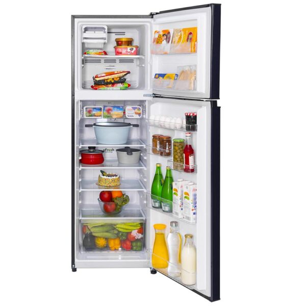 Unbox Kelvinator 272 litres 3 Star Double Door Refrigerator, Purple Red KRF-B290PRV - Image 8