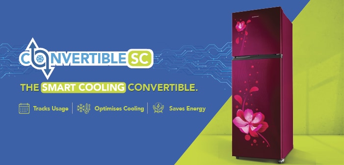 Unbox Kelvinator 275 Litre 2 Star Double Door Convertible Refrigerator, Mangolia Maroon Floral, KRF-G280RBVMMZ - Image 5