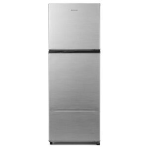 Unbox Kelvinator 307 Litre 2 Star Double Door Convertible Refrigerator, Hairline Silver, KRF-G310RBPHSZ