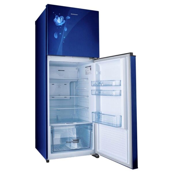 Unbox Kelvinator 307 Litre 3 Star Double Door Convertible Refrigerator, Mangolia Blue, KRF-G310RCVMBZ - Image 7