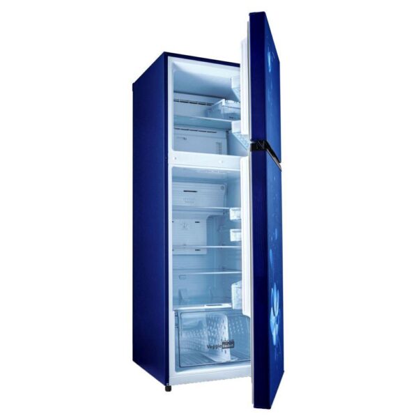 Unbox Kelvinator 307 Litre 3 Star Double Door Convertible Refrigerator, Mangolia Blue, KRF-G310RCVMBZ - Image 8