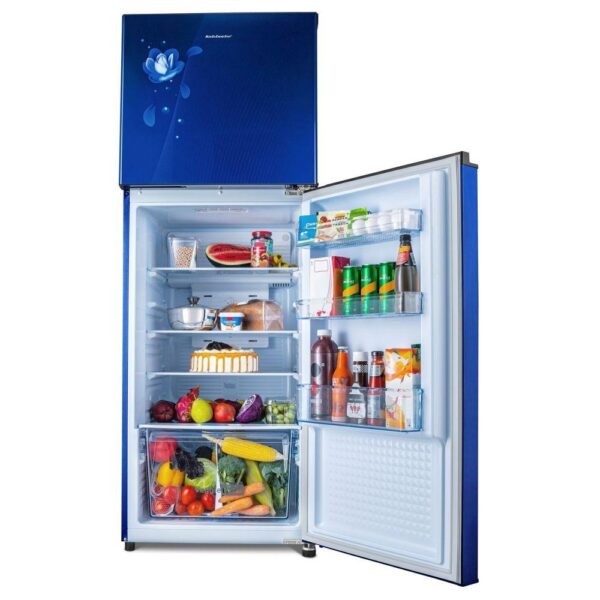 Unbox Kelvinator 307 Litre 3 Star Double Door Convertible Refrigerator, Mangolia Blue, KRF-G310RCVMBZ - Image 11