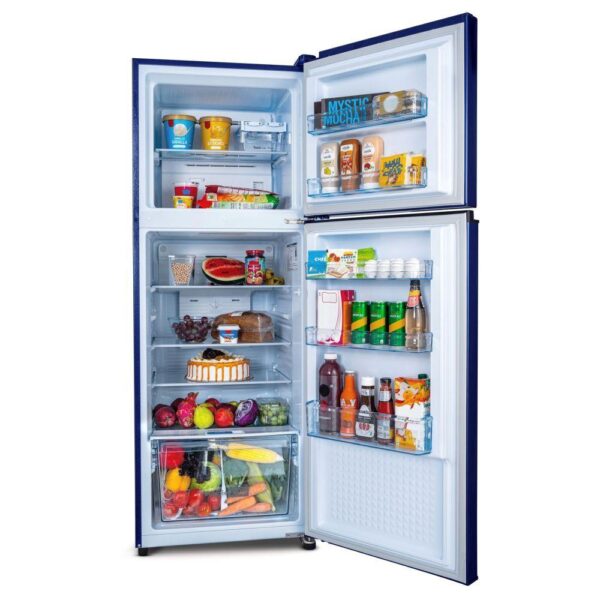 Unbox Kelvinator 307 Litre 3 Star Double Door Convertible Refrigerator, Mangolia Blue, KRF-G310RCVMBZ - Image 12