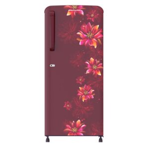 Unbox Kelvinator 187 litres 2 Star Single Door Refrigerator, Kelly Wine KRD-F200EBPKWS