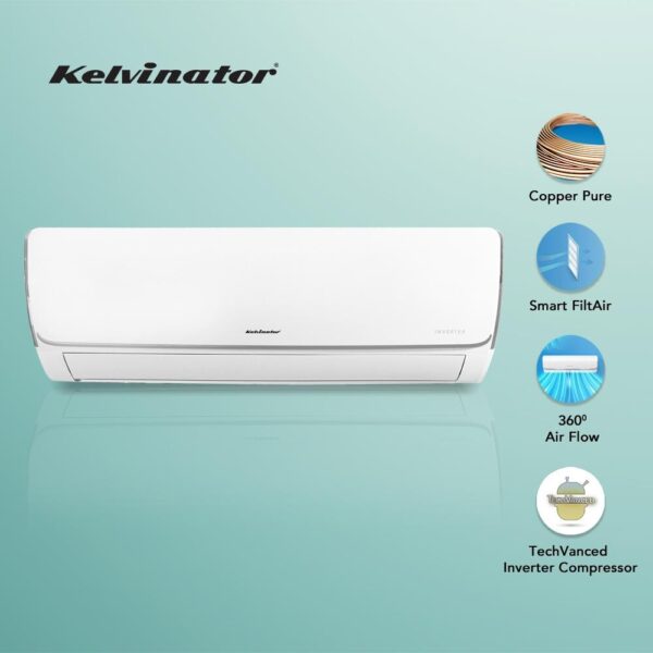 Unbox Kelvinator 1.5 Ton 5 Star K600 Series KAS-X18500P Inverter Split AC - Image 6